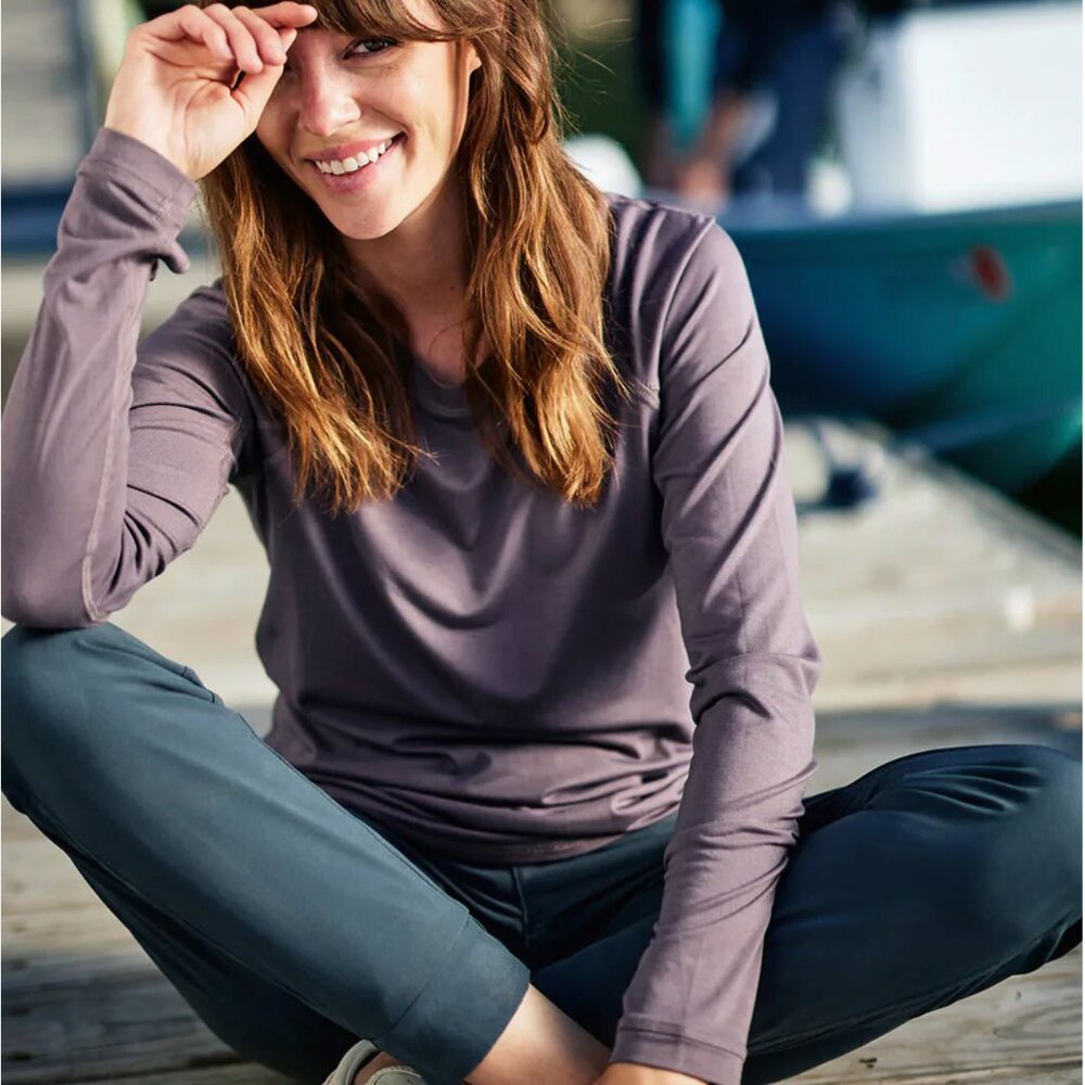 NWT Free Fly Women's bamboo midweight long sleeve